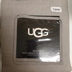 Ugg Hayden garment washed sheet set